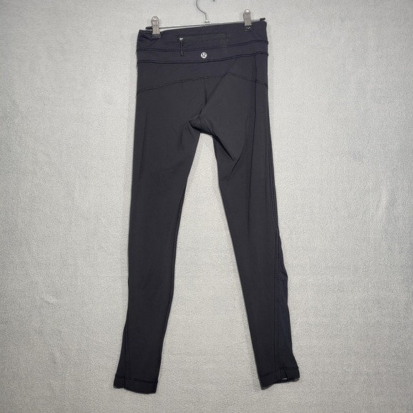 Lululemon Leggings Womens 2 Black Yoga Pants Stretch‎ Running Gym Activewear - Picture 8 of 11